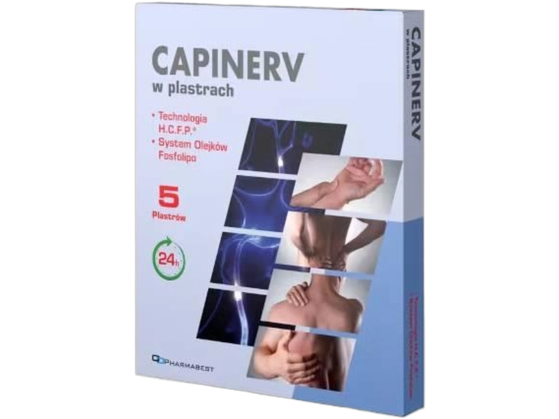 Pharmabest Capinerv, plaster, 5 szt.