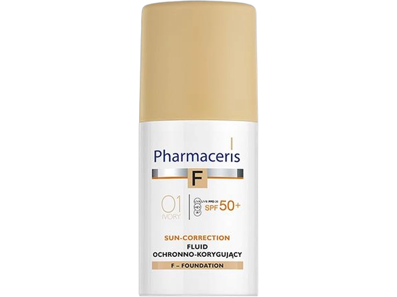 Pharmaceris F fluid ochronno-korygujący 01 ivory, 30 ml