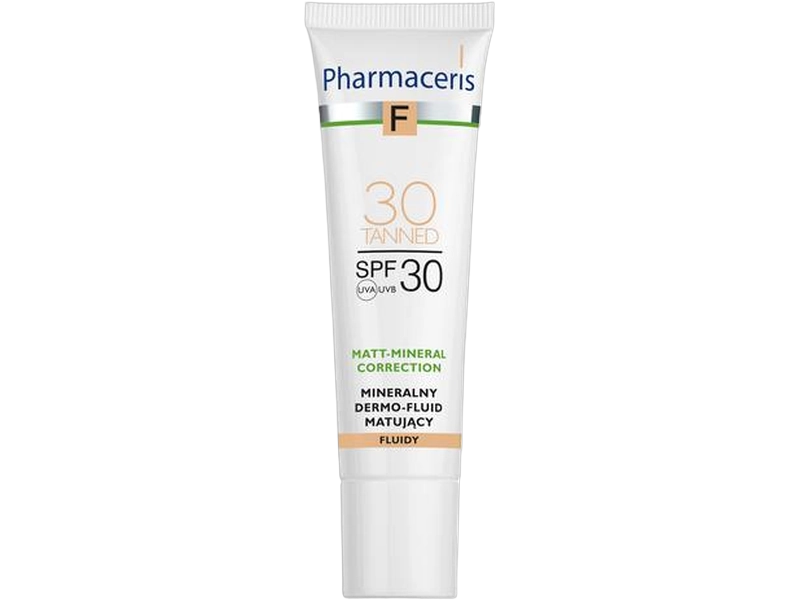 Pharmaceris F mineralny dermo-fluid matujący 30 tanned, 30 ml