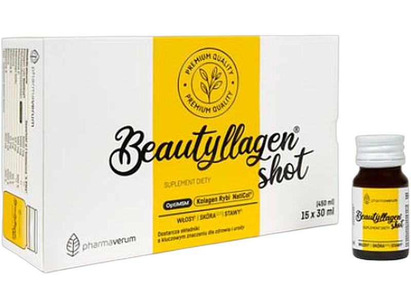 Pharmaverum Beautyllagen shot, płyn, 30 butl.