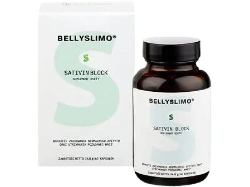 Pharmaverum Bellyslimo Sativin Block, kapsułki, 60 kaps.