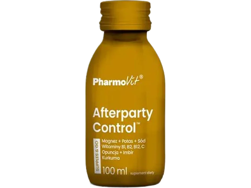 PHARMOVIT Afterparty Control Supples & Go shot, płyn, 100 ml