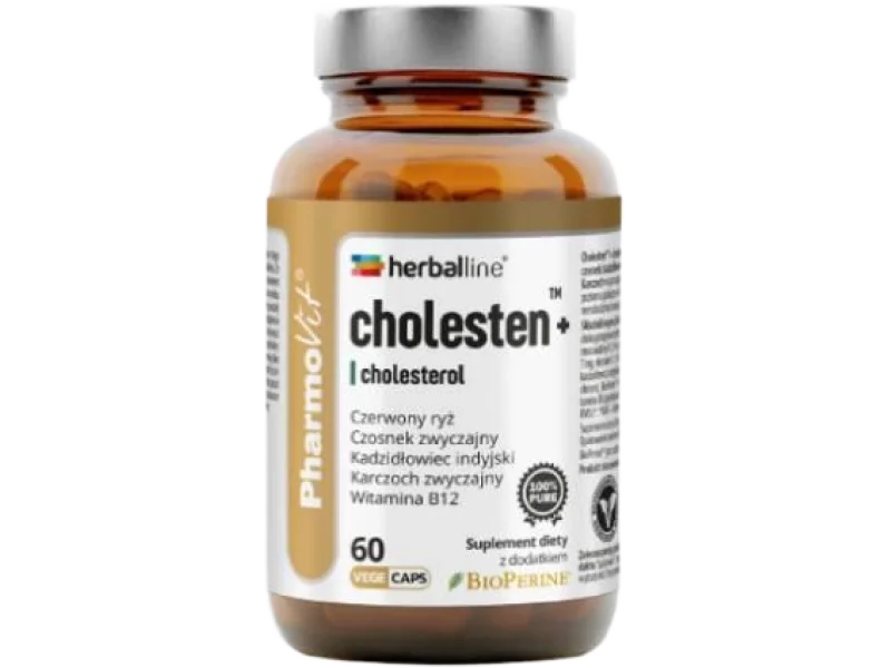PHARMOVIT Cholesten+ cholesterol, kapsułki, 60 kaps.