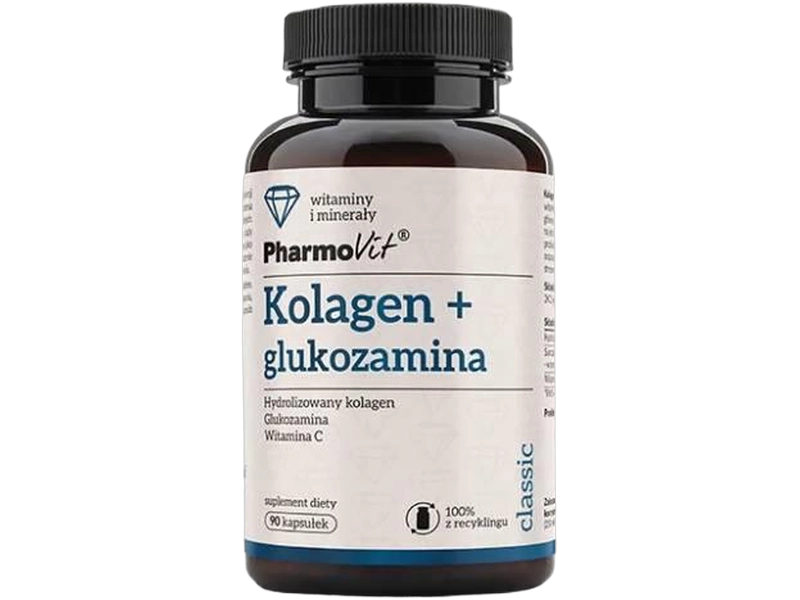 Pharmovit Classic kolagen + glukozamina, kapsułki, 90 kaps.