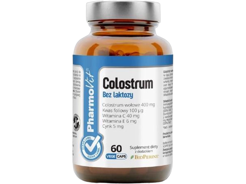 Pharmovit Clean Label Colostrum bez laktozy, kapsułki, 60 kaps.