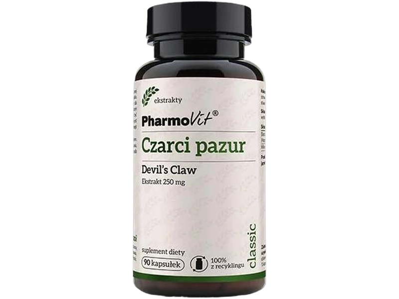Pharmovit Czarci pazur, kapsułki, 250 mg, 90 kaps.