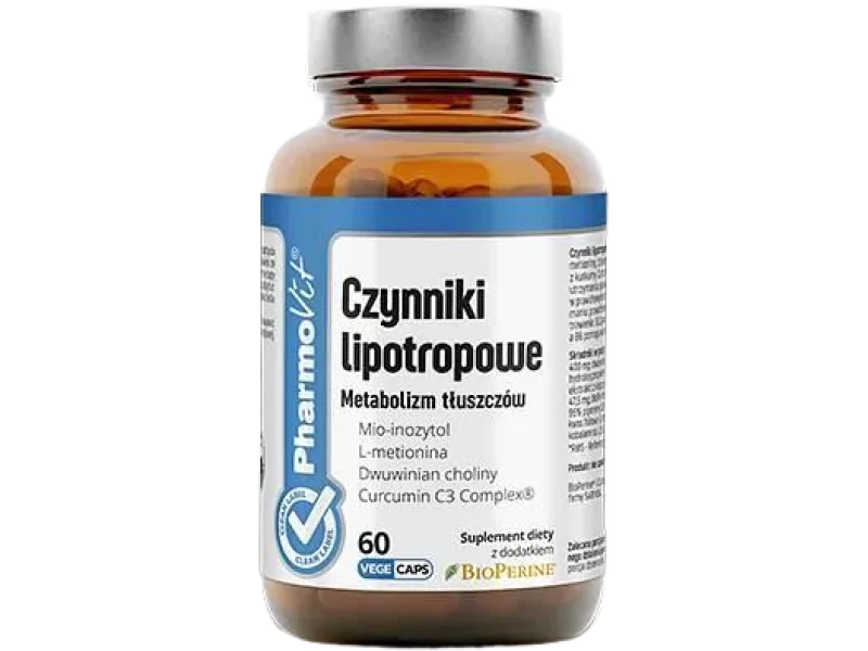 Pharmovit Czynniki lipotropowe, kapsułki, 60 kaps.