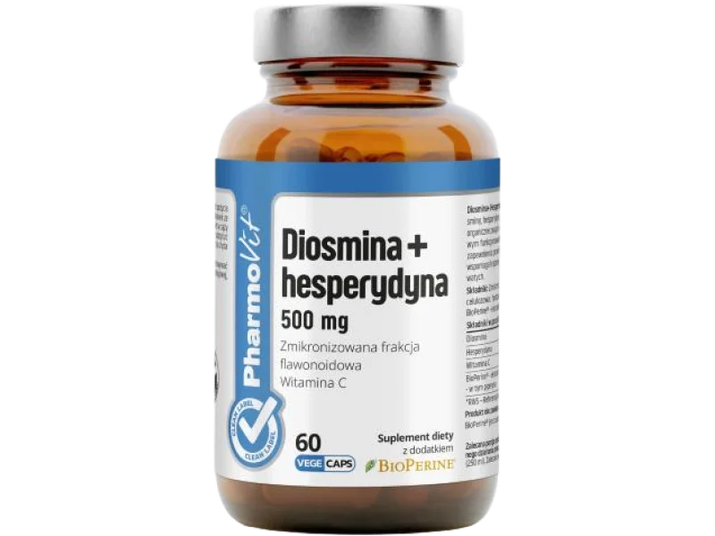 PHARMOVIT Diosmina + Hesperydyna, kapsułki, 60 kaps.