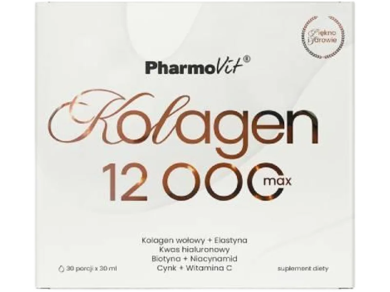 PHARMOVIT Kolagen 12 000 max, płyn, 30 szt.
