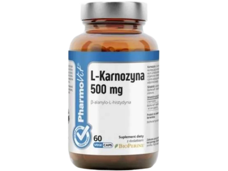 PHARMOVIT L-Karnozyna, kapsułki, 500 mg, 60 kaps.