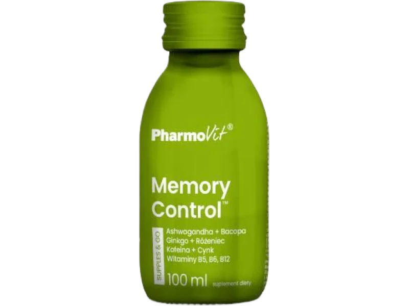 PHARMOVIT Memory Control Supples & Go shot, płyn, 100 ml