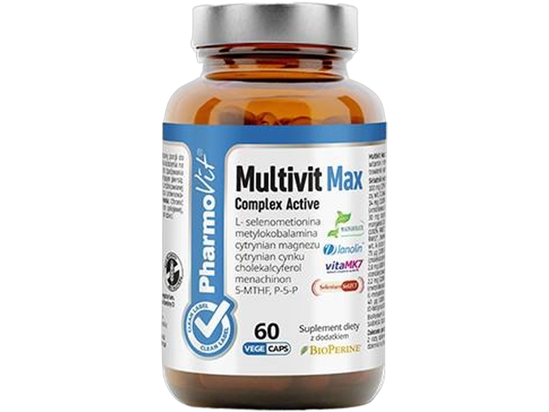 Pharmovit Multiwitamina Multivit Max Complex Activ, kapsułki, 60 kaps.