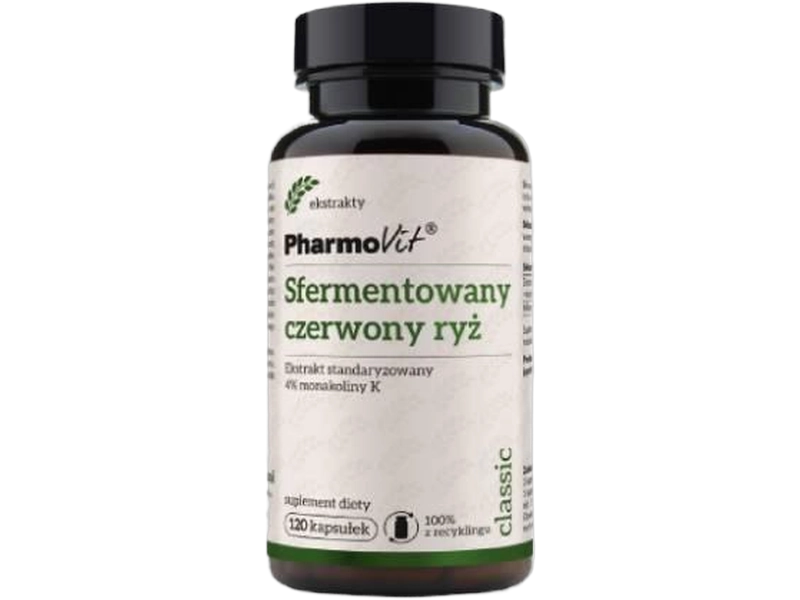 Pharmovit sfermentowany czerwony ryż, kapsułki, 120 kaps.
