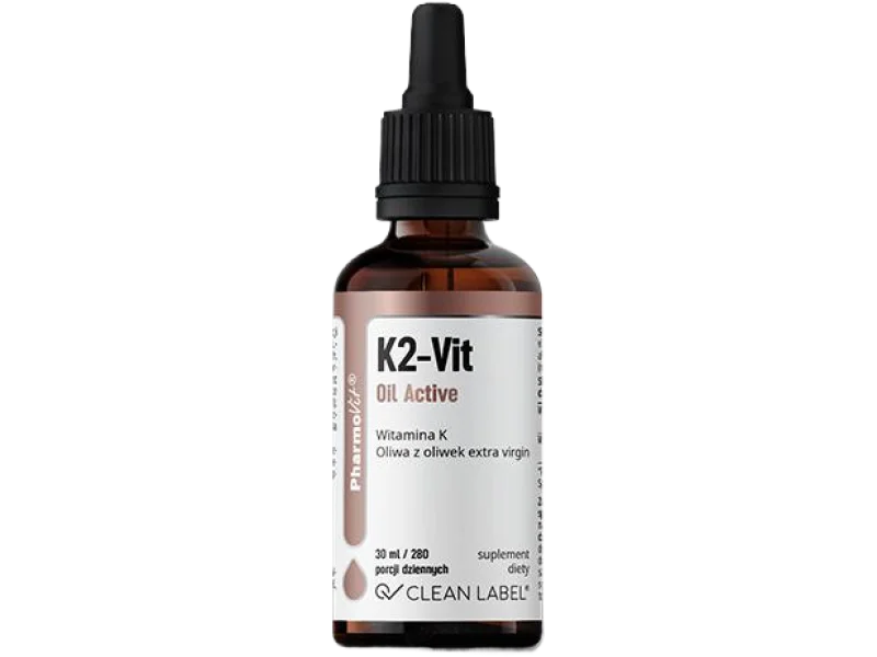 PHARMOVIT Witamina K2-Vit Oil Active, krople, 75 µg, 30 ml