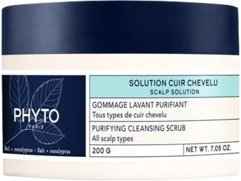 Phyto Solution Cuir Chevelu Scalp Solution oczyszczający peeling myjący do skóry głowy, 200 g