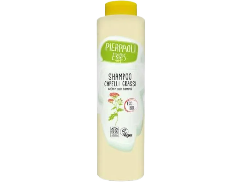 Pierpaoli Ekos Personal Care Szampon do włosów tłustych z ekstraktem z organicznego krwawnika, 500 ml