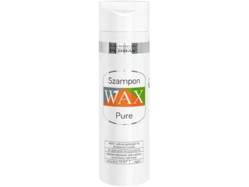 PILOMAX WAX PURE oczyszczający, szampon, 200 ml