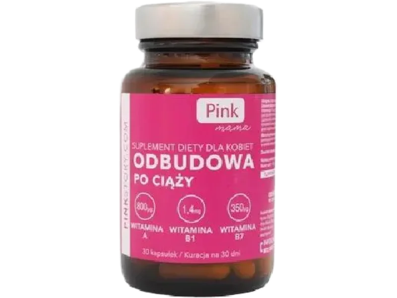 Pink Mama odbudowa po ciąży, kapsułki, 30 szt.