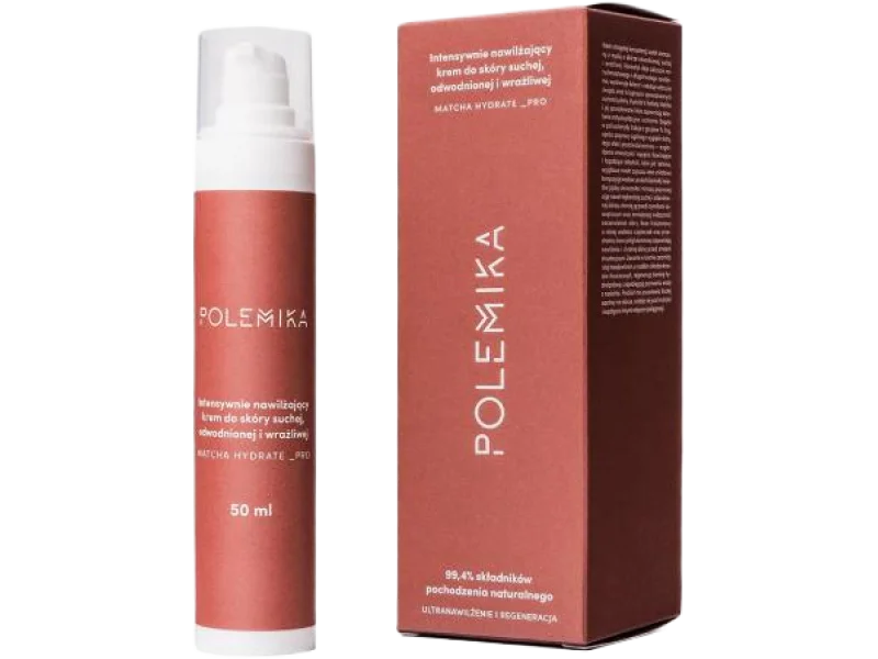 POLEMIKA Intensywnie nawilżający krem do twarzy do skóry suchej, odwodnionej i wrażliwej, 50 ml