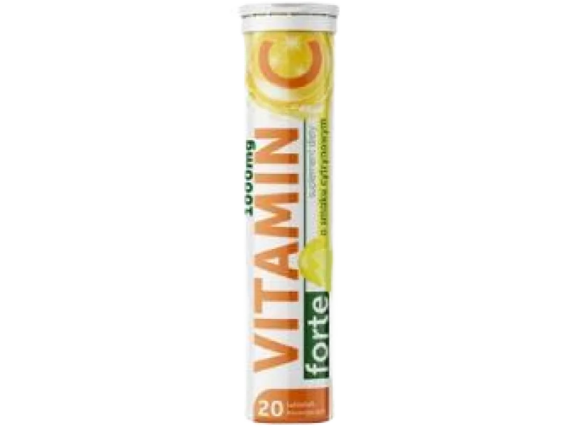Prima Pharma Vitamin C forte, tabletki musujące, 1000 mg, 20 tabl.