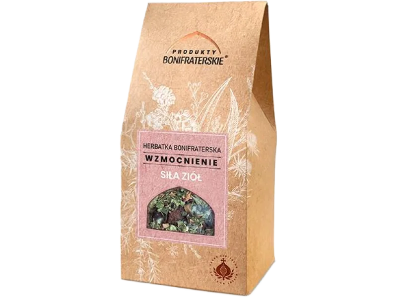 Produkty Bonifraterskie – herbatka bonifraterska Wzmocnienie Siła Ziół, zioła do zaparzania, 100 g