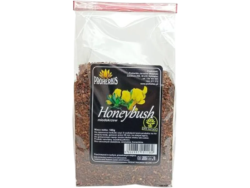 PROHERBIS Herbatka Honeybush, zioła do zaparzania, 100 g