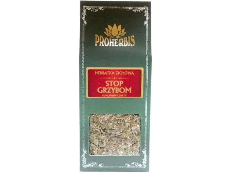 PROHERBIS Herbatka Stop Grzybom, zioła do zaparzania, 100 g