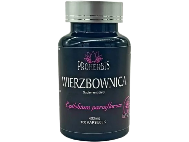 PROHERBIS Wierzbownica drobnokwiatowa, kapsułki, 400 mg, 100 kaps.