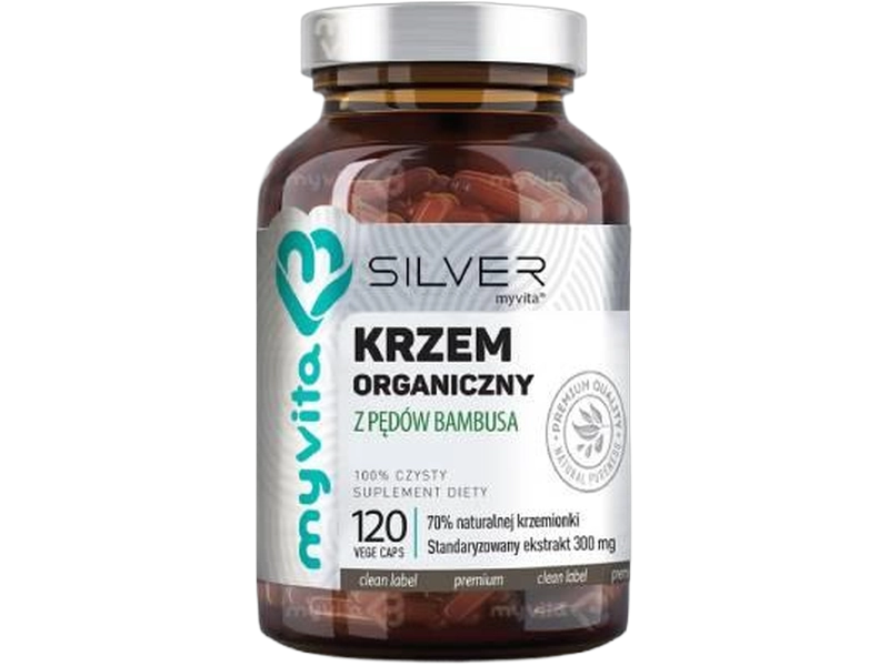 Proness krzem organiczny z pędów bambusa, kapsułki, 210 mg, 120 kaps.