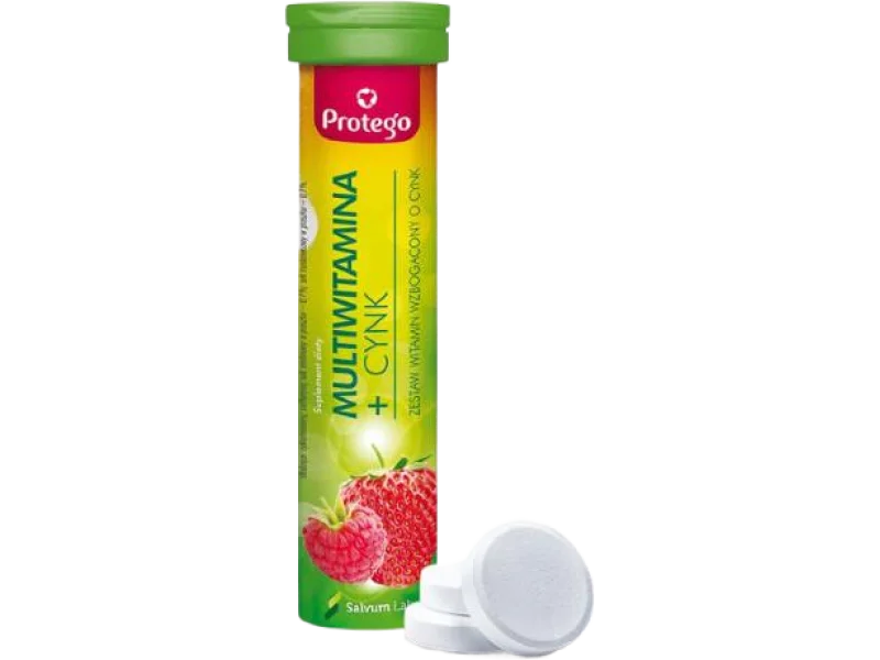 Protego Multiwitamina + Cynk, tabletki musujące, 20 tabl.