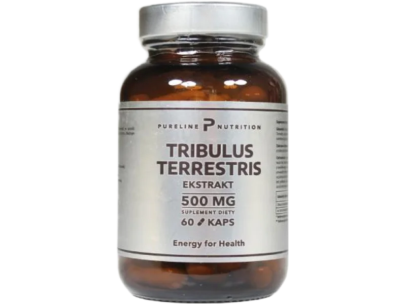 Pureline Nutrition Tribulus Terrestris Buzdyganek Ekstrakt, kapsułki, 500 mg, 60 kaps.