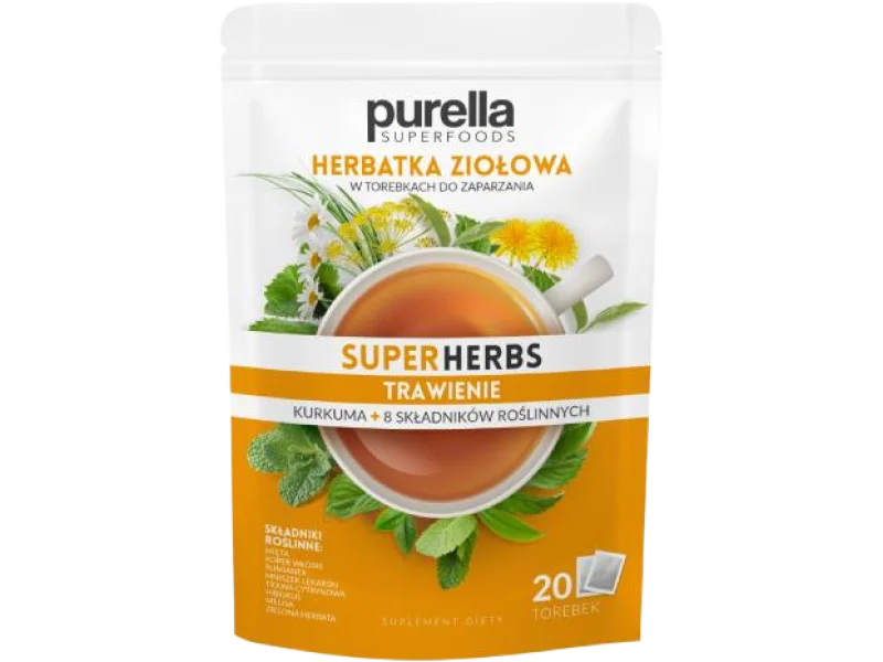 PURELLA Mieszanka ziół Trawienie, saszetki, 20 szt.