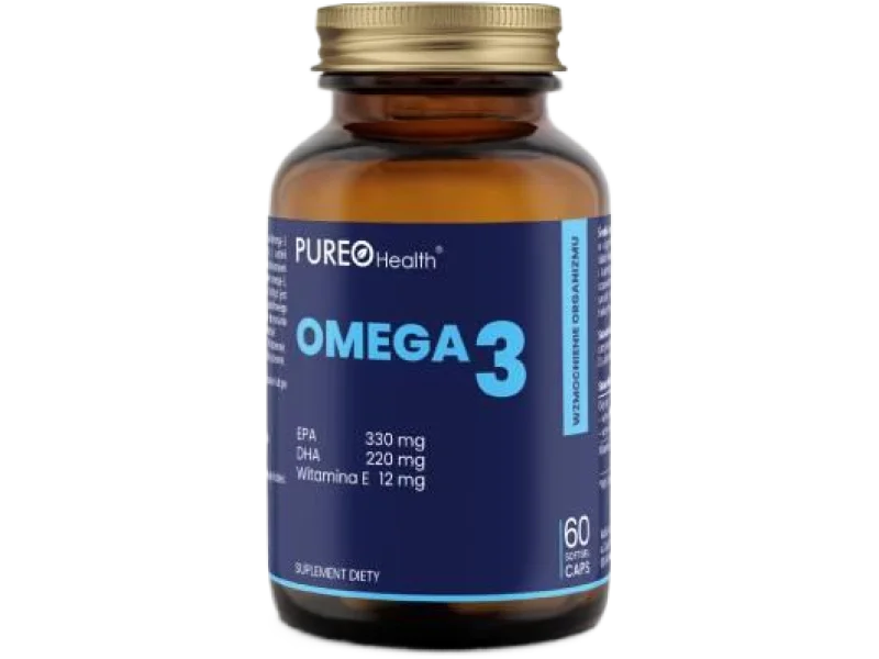 Pureo Health Omega 3, kapsułki miękkie, 60 kaps.
