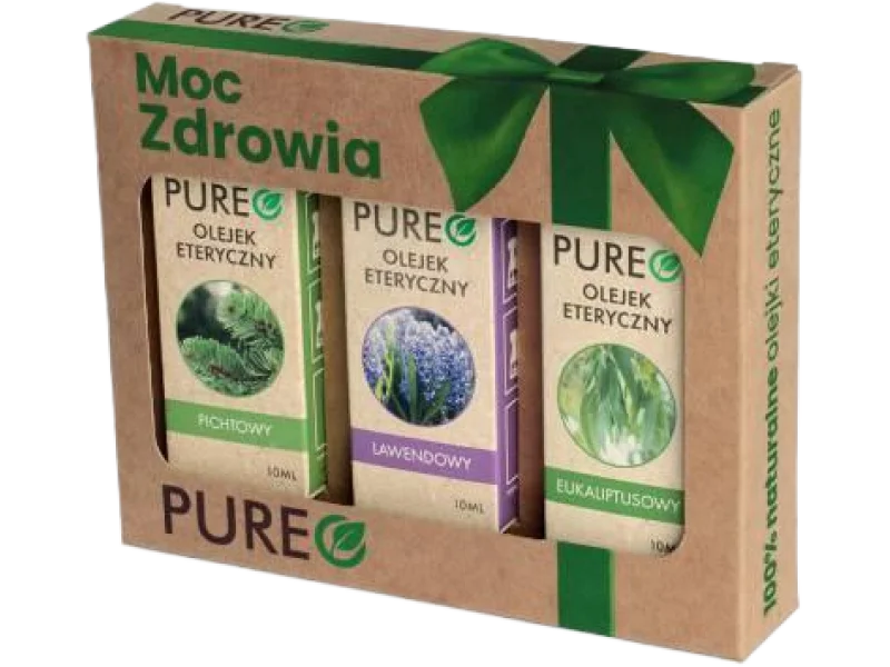 PUREO Zestaw olejków eterycznych Moc Zdrowia, olejek, 3×10 ml