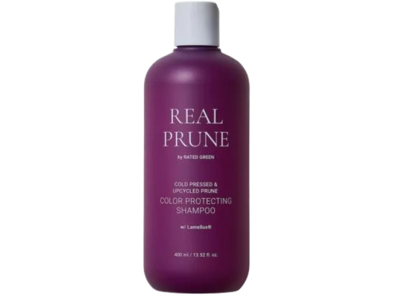 Rated Green REAL PRUNE, wzmacniający kolor do włosów farbowanych, szampon, 400 ml