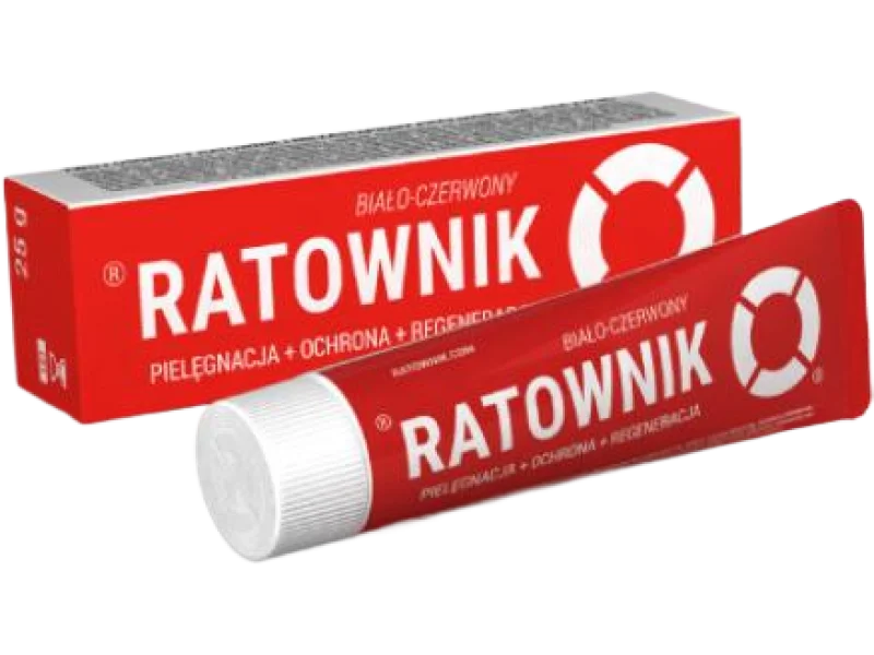 RATOWNIK Biało-czerwony Multiaktywna maść, 25 g