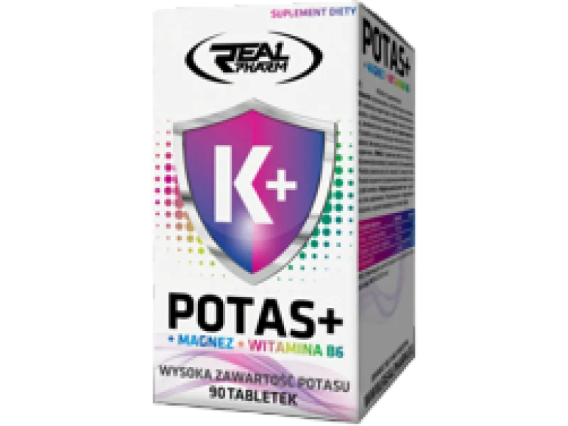 Real Pharm Potas + Magnez + B6, tabletki, 90 tabl.