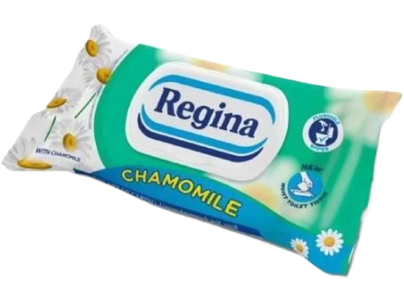 REGINA Chamomile Nawilżany papier toaletowy, chusteczki, 42 szt.