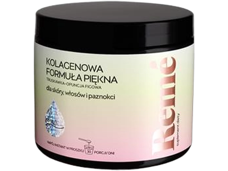 Reme Kolagenowa formuła piękna, smak truskawka, proszek, 150 g