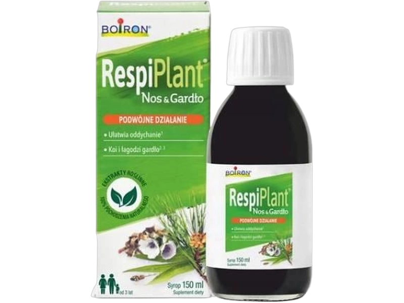 Respiplant Nos&Gardło, syrop, 150 ml