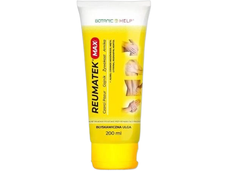 Reumatek Max stawosan żywokost czarci pazur, żel, 200 ml