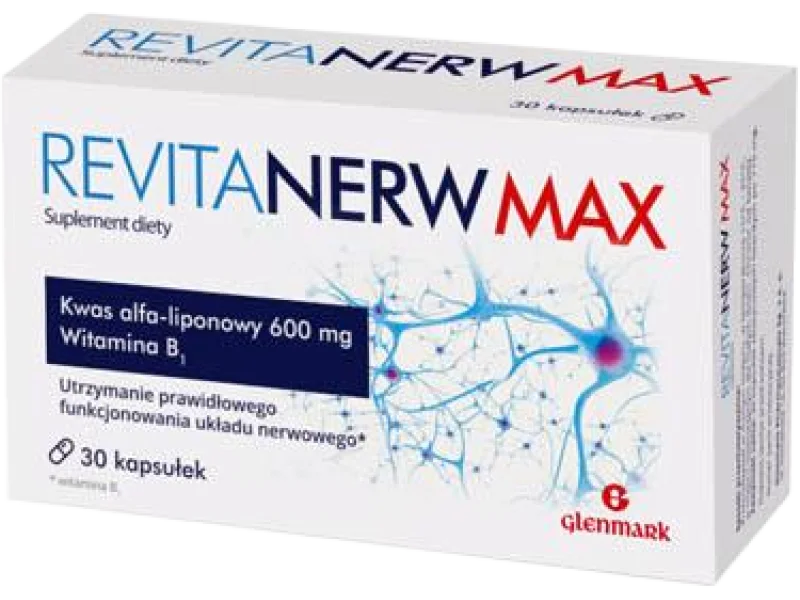 Revitanerw Max, kapsułki twarde, 30 kaps.