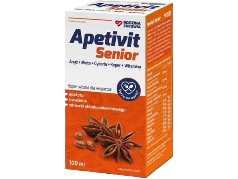 Rodzina Zdrowia Apetivit Senior, syrop, 100 ml