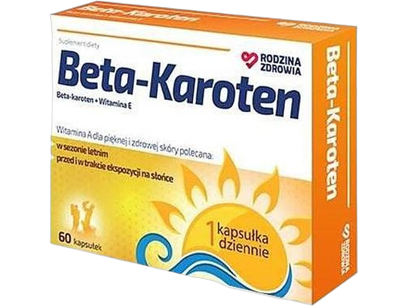 Rodzina Zdrowia Beta-karoten, kapsułki, 60 kaps.