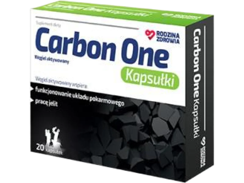 Rodzina Zdrowia Carbon One, kapsułki, 150 mg, 20 kaps.
