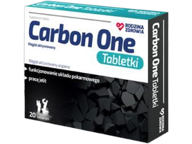 Rodzina Zdrowia Carbon One, tabletki, 150 mg, 20 tabl.