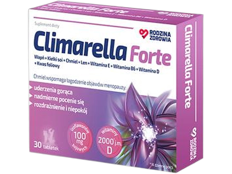 Rodzina Zdrowia Climarella forte, tabletki, 30 tabl.