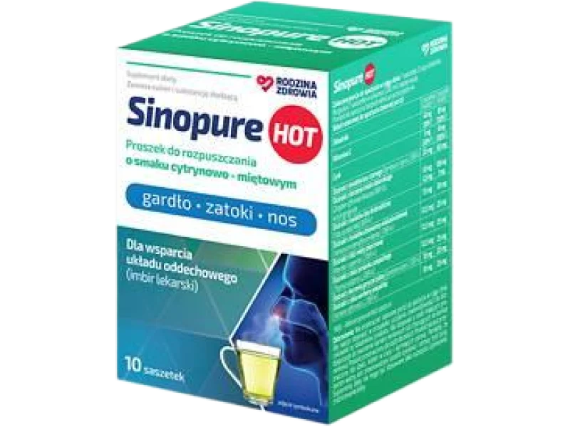 Rodzina Zdrowia Sinopure HOT, proszek do sporządzania roztworu doustnego, 10 sasz.