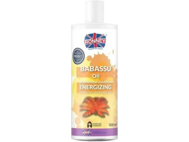 Ronney Babassu Oil Energizing Therapy Odżywka energetyzująca do włosów farbowanych i matowych, 300 ml