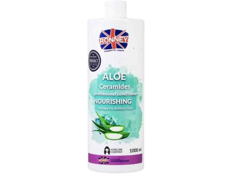 Ronney Professional Conditioner Nourshing Aloe Ceramides odżywka do włosów nawilżająca, 1000 ml